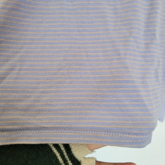 LOGO by Lori Goldstein Layers Striped Sleeveless Tank Top Shirt Size 2X - Picture 5 of 11